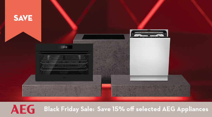 Black Friday Save 15% on Selected AEG Appliances