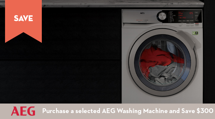 Purchase a selected AEG Washing Machine and Save $300