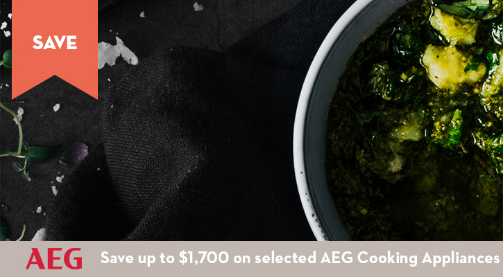 Save up to $1,700 on selected AEG Cooking Appliances