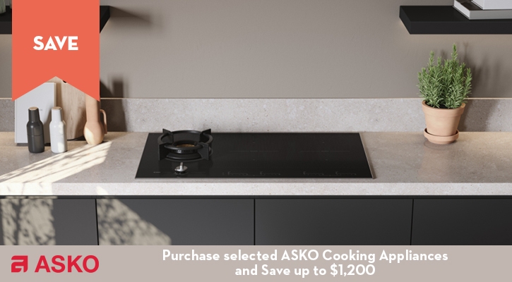 Purchase selected ASKO Cooking Appliances and Save up to $1,200