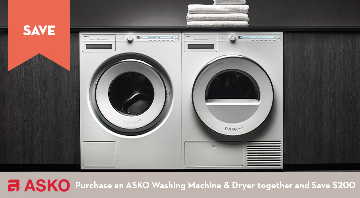 Buy My Partner - Save $200 when you purchase selected ASKO Laundry Packages
