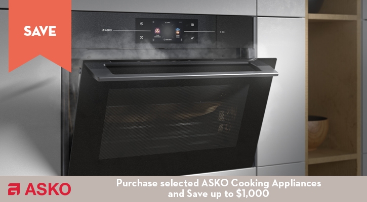 Purchase selected ASKO Cooking Appliances and Save up to $1,000