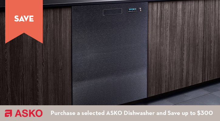 Purchase a selected ASKO Dishwasher and Save up to $300