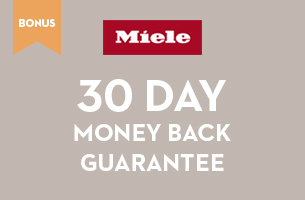 Purchase a Miele Steam Oven and receive a 30 Day Money Back Guarantee*