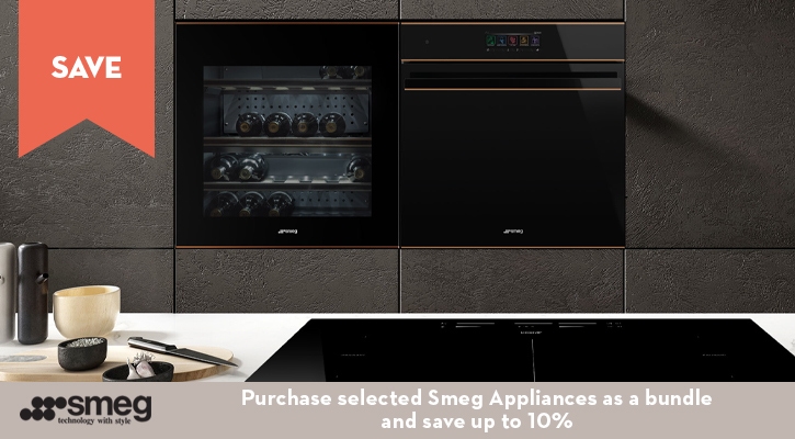 Purchase selected Smeg Appliances as a package and Save 5%