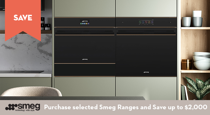 Save $1,000 when you spend $10,000 on selected Smeg Ranges