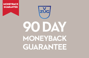 Receive a 90 day money back guarantee with selected V-ZUG Laundry Appliances