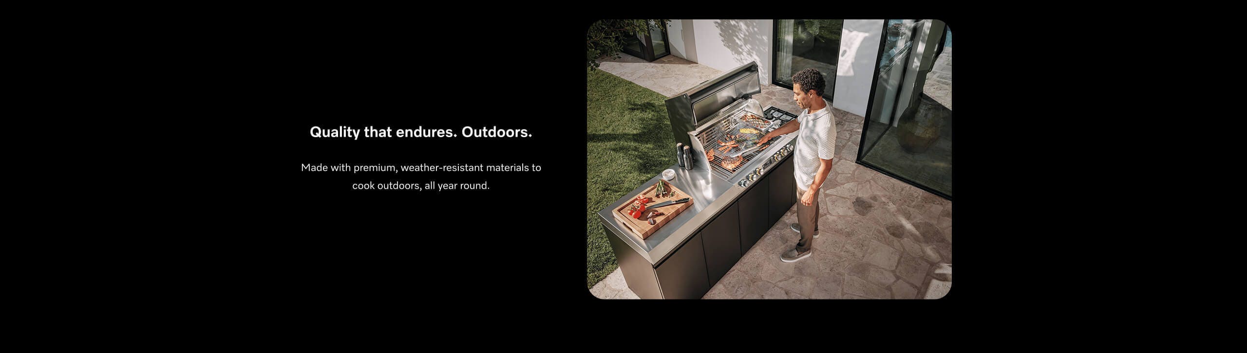 Landing Page - Miele Outdoor Kitchen USP 3 Banner 2560