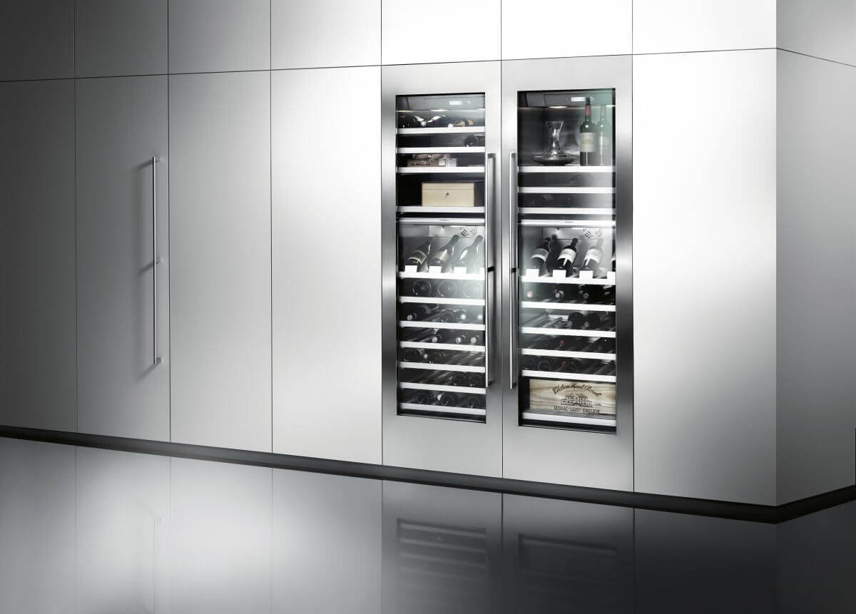 Gaggenau double integrated wine cabinet