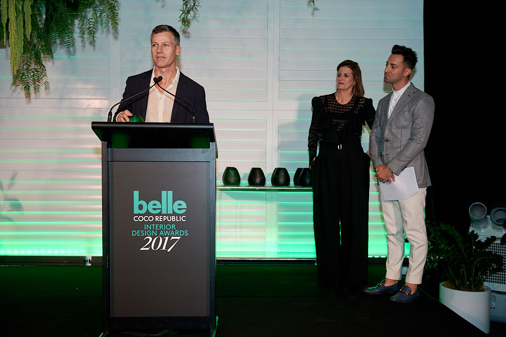 William Smart accepting his award