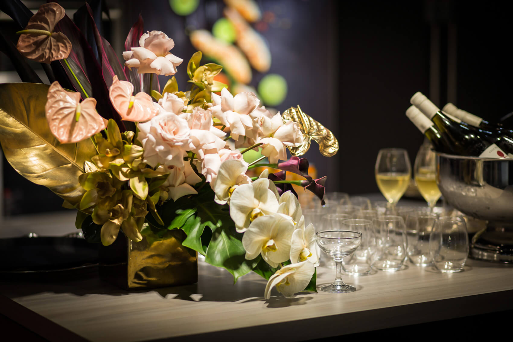 Tropical luxe flowers