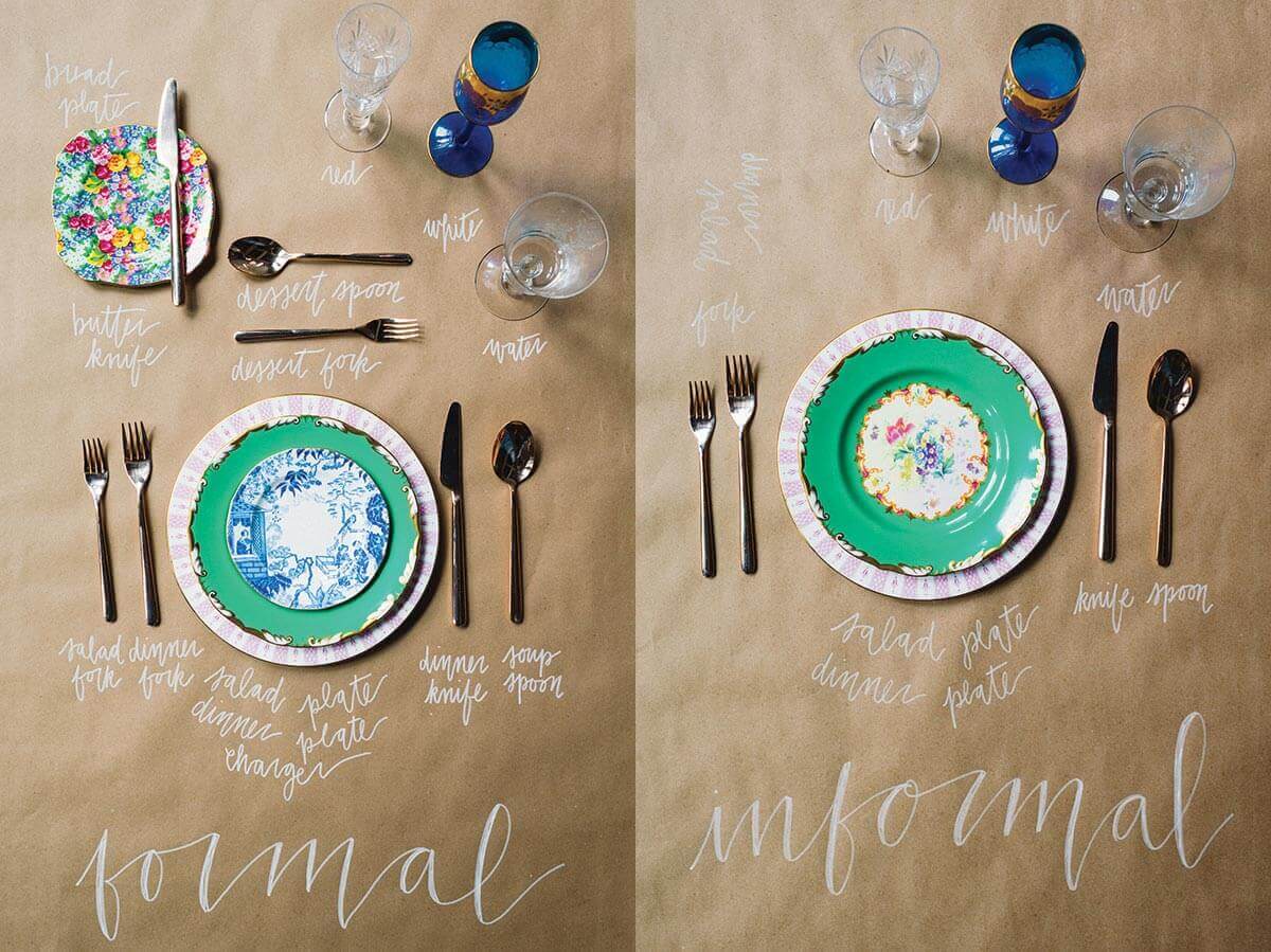 Table Setting - Normal and Formal Table Setting - Normal and Formal