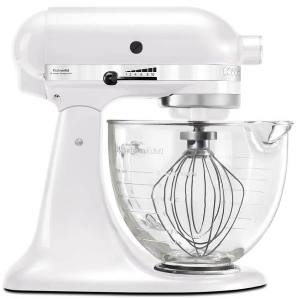 kitchenaid artisan frosted pearl white