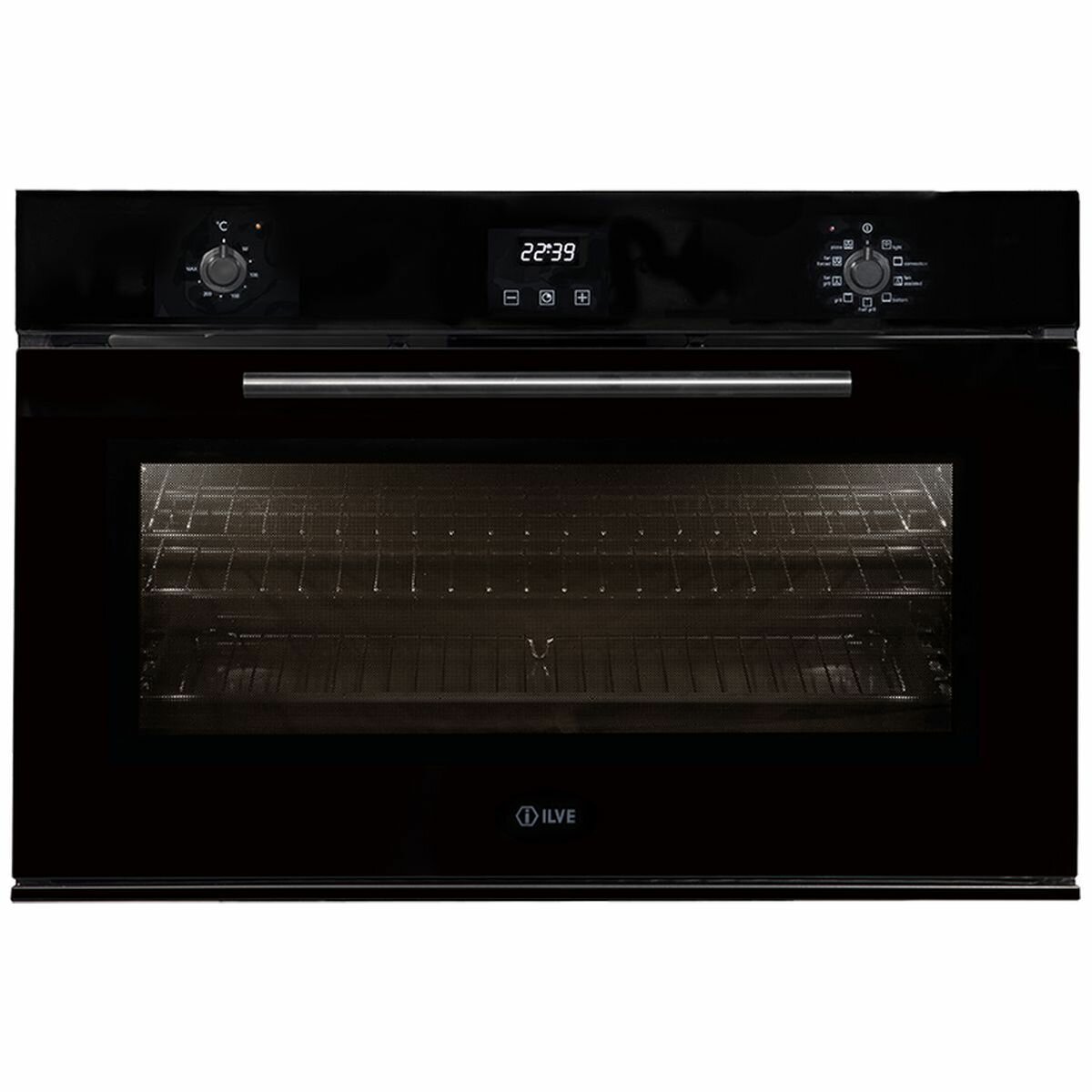 electric wall oven black