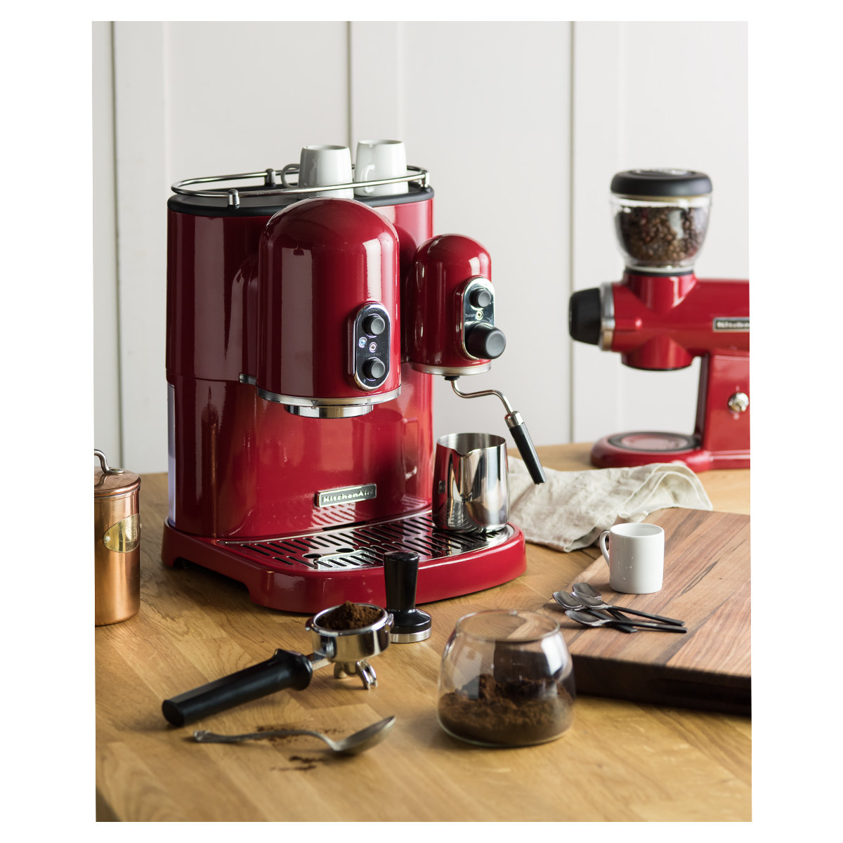 Red Kitchenaid Coffee Maker