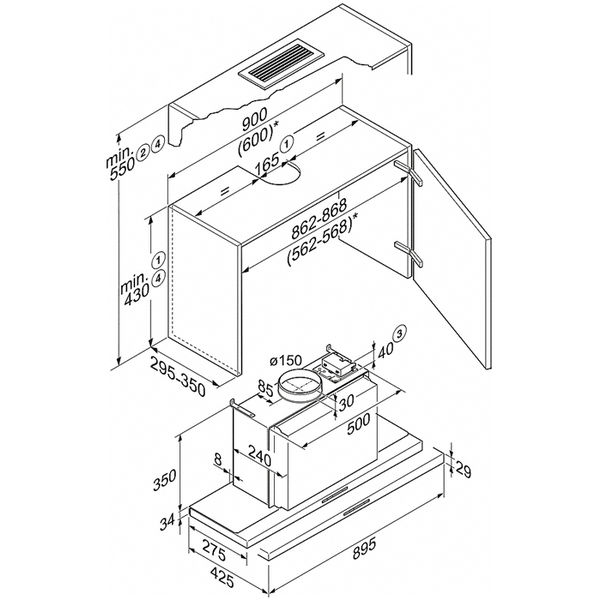 da 3496 miele hood