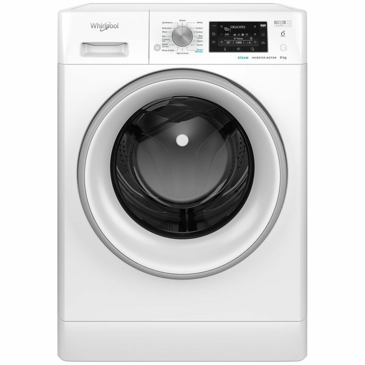 Whirlpool 8kg Front Loader with 6th SENSE Technology FDLR80250 | Winning  Appliances