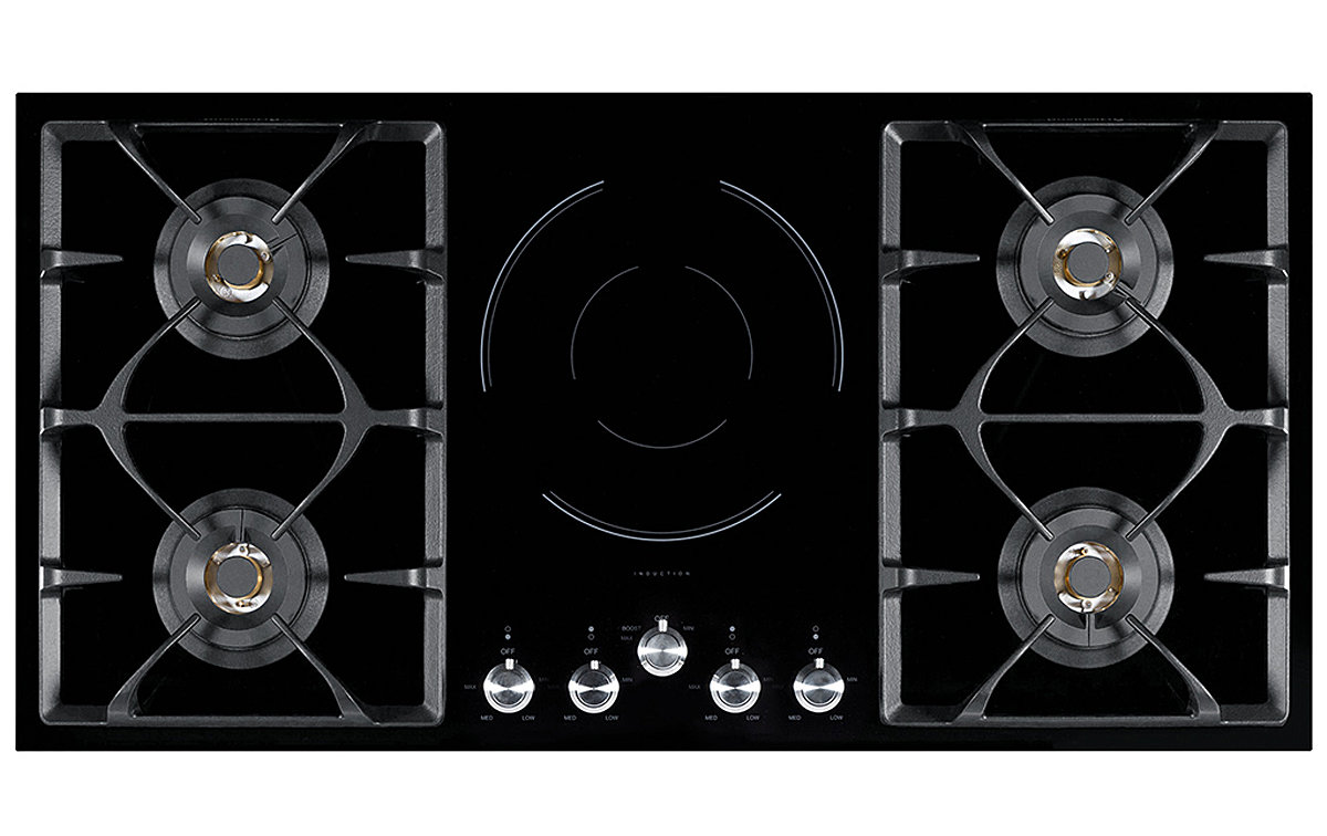 compare induction to gas cooktops