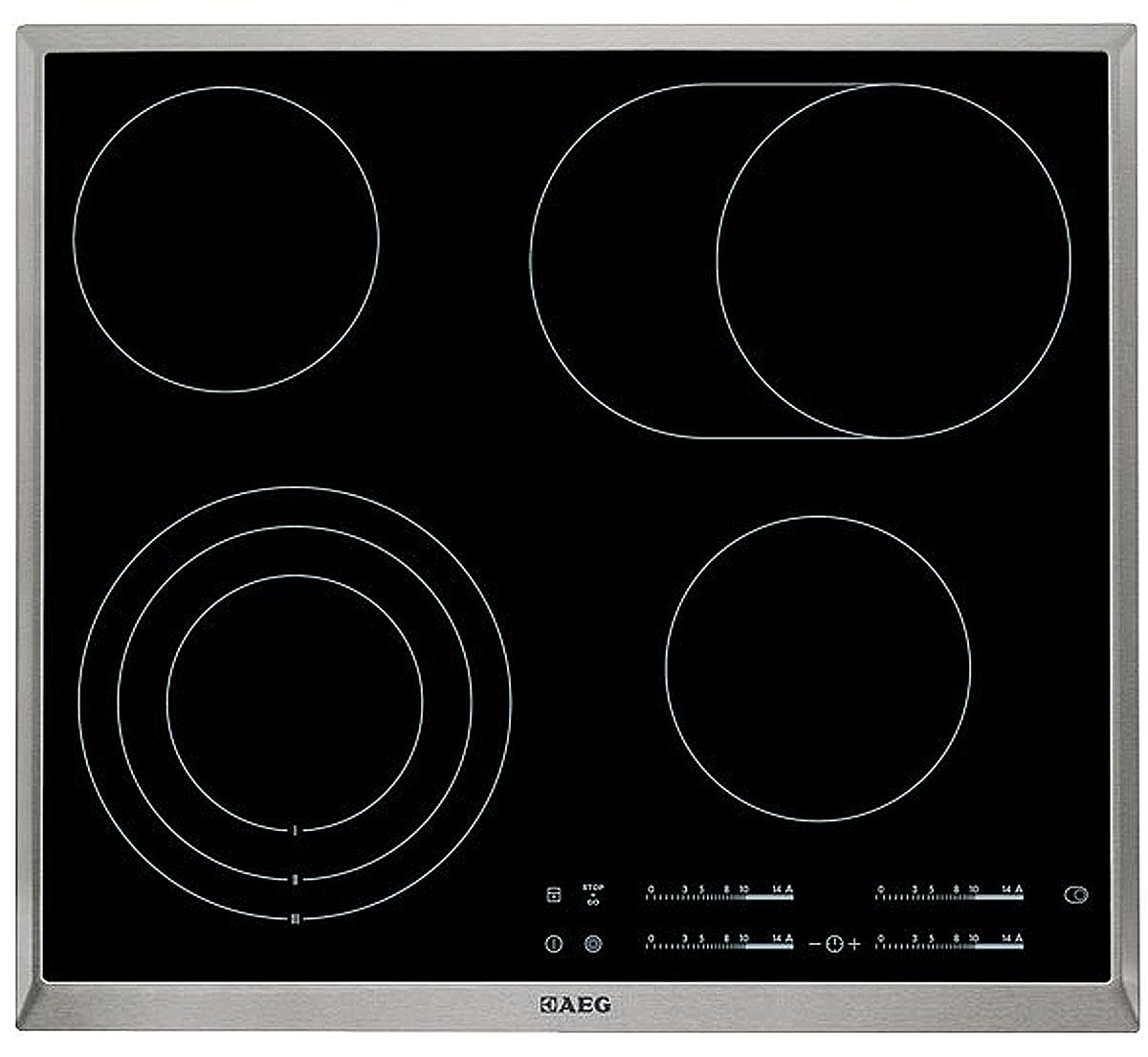 aeg ceran hob