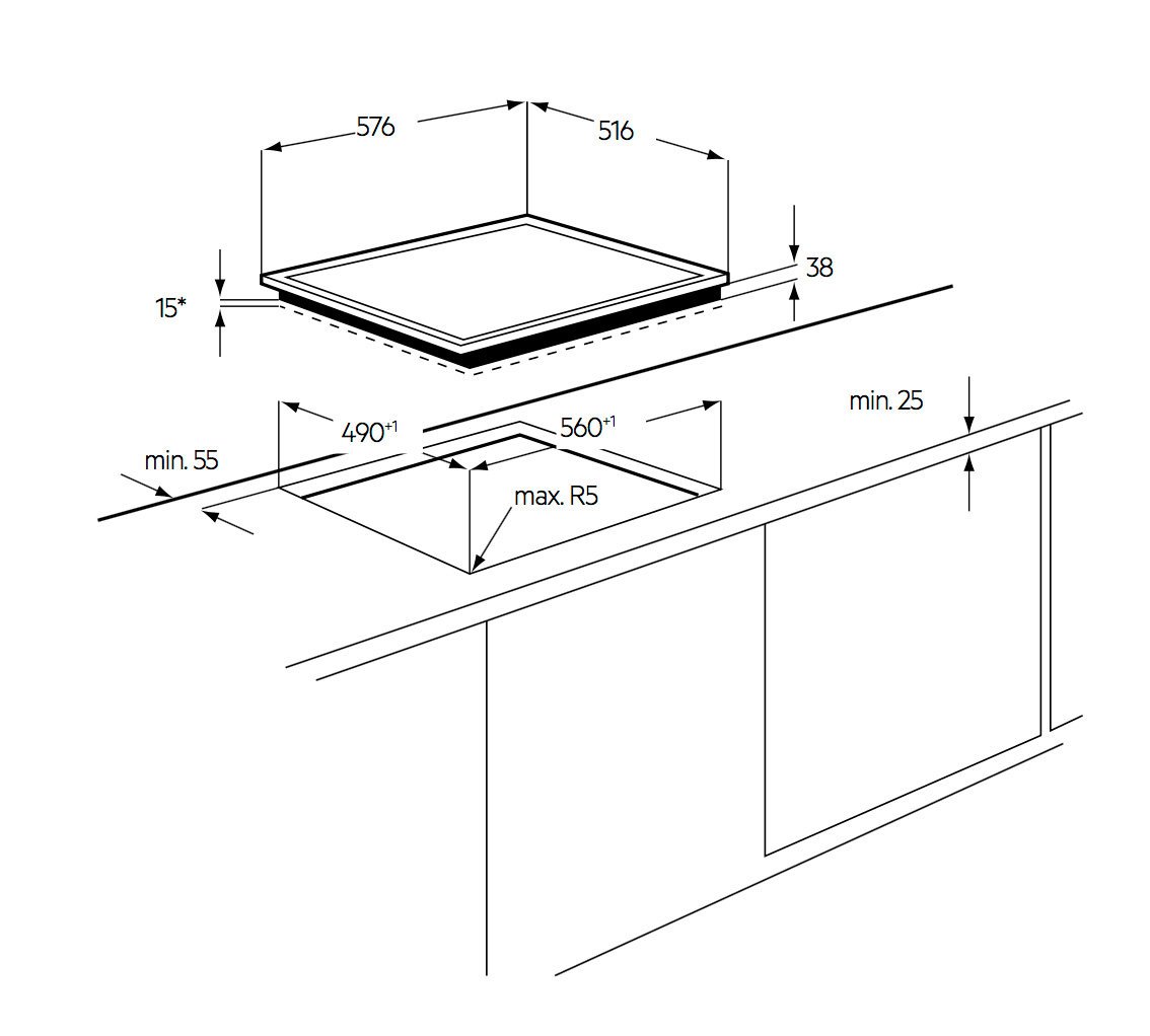 aeg hk654070xb 600mm ceramic cooktop