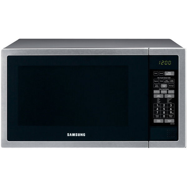 samsung microwave over the range set clock