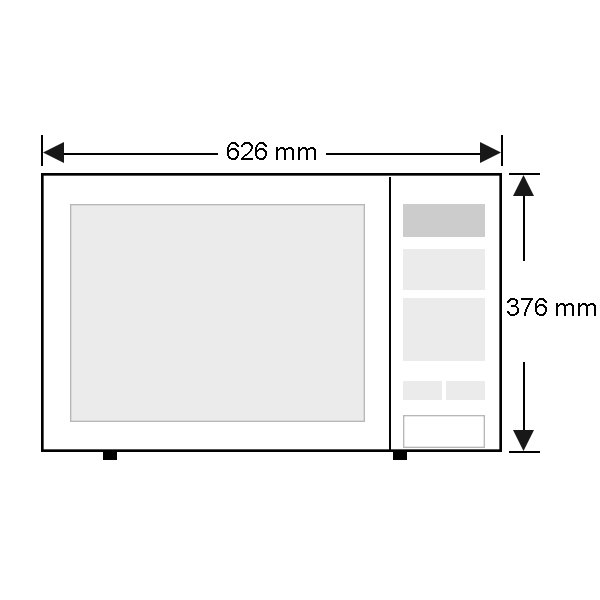 Panasonic Microwave Oven Dimensions Drawings Dimensions