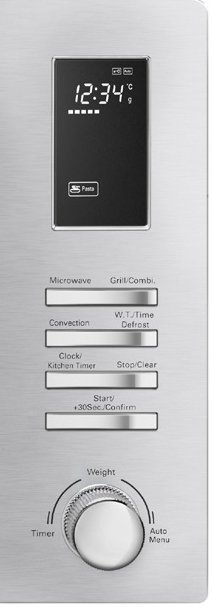 smeg sam34cxi inverter microwave with convection 1000w