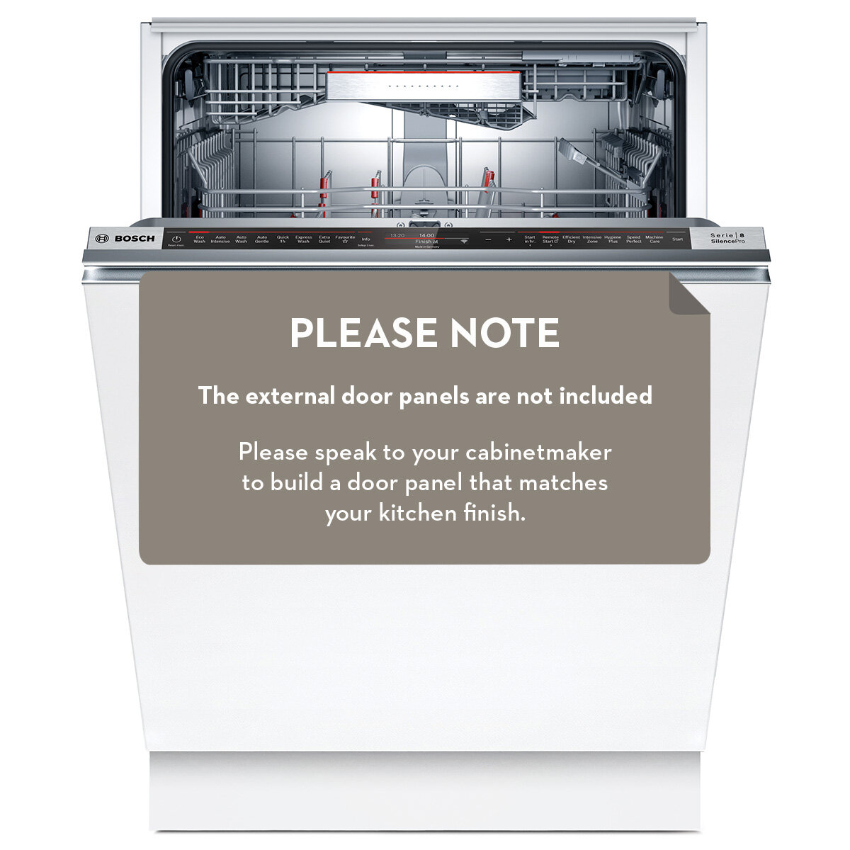 integrated dishwasher supply and fit
