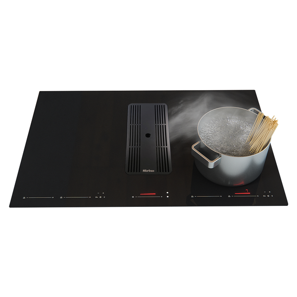 sirius induction cooktop with downdraft