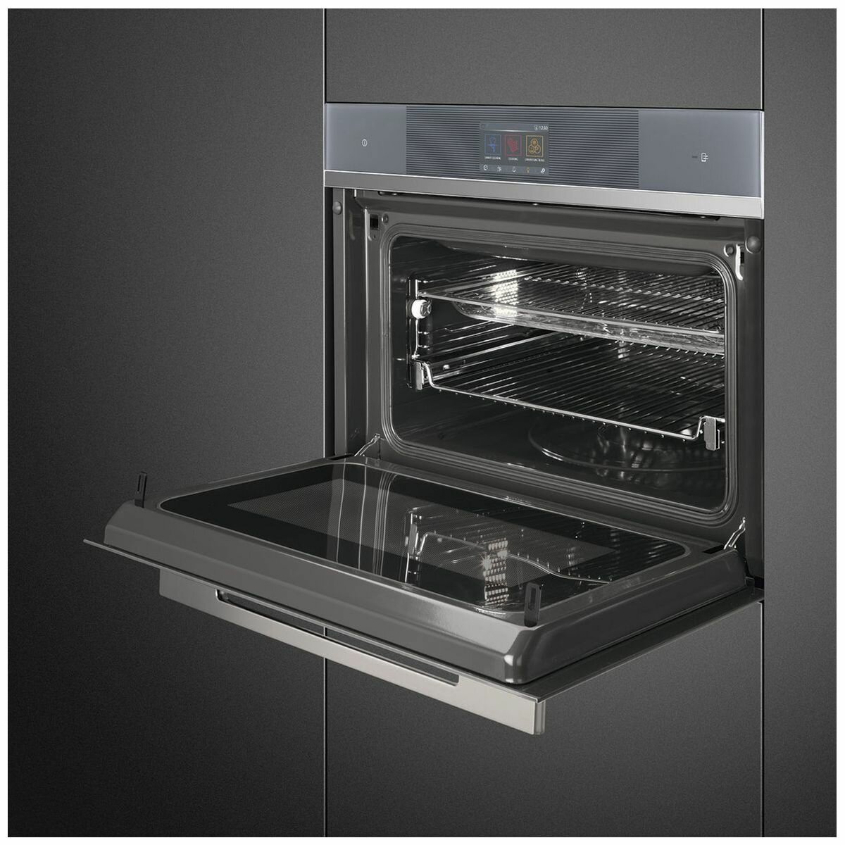 smeg built in microwave combination oven