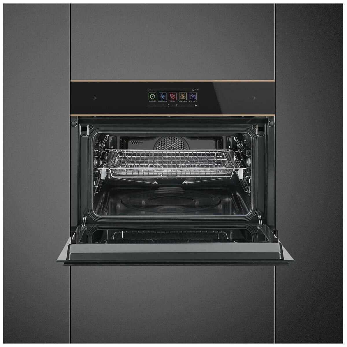 Smeg 45cm Dolce Stil Novo Compact Speed Oven SF4606WMCNR | Winning  Appliances