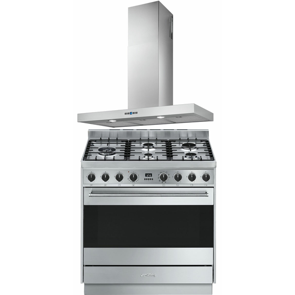 Delonghi 90cm Freestanding Dual Fuel Oven/Stove DEF908S