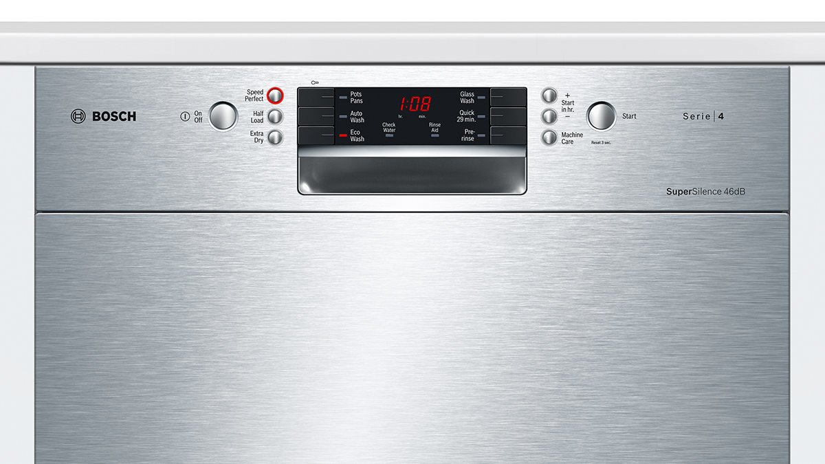Bosch SPU68M05AU 45cm Slimline Under Bench Dishwasher