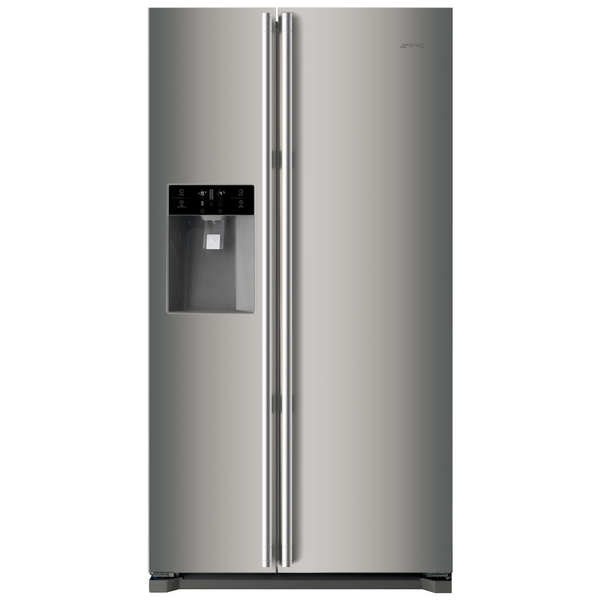 Smeg 90cm Side By Side Stainless Steel Combination Fridge Freezer Energy SBS63XED