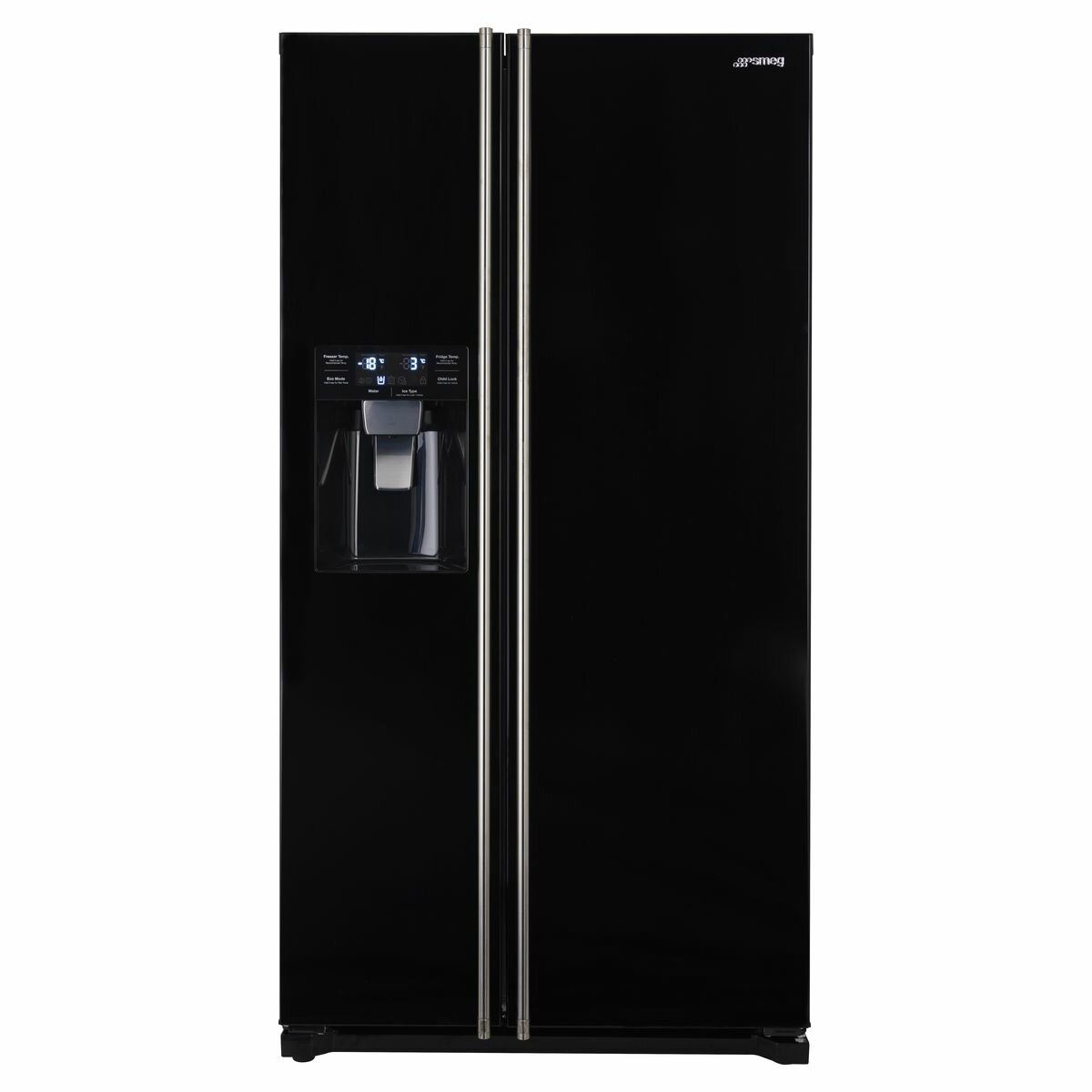 Smeg 90cm Side By Side Stainless Steel Combination Fridge Freezer Energy SBS63XED