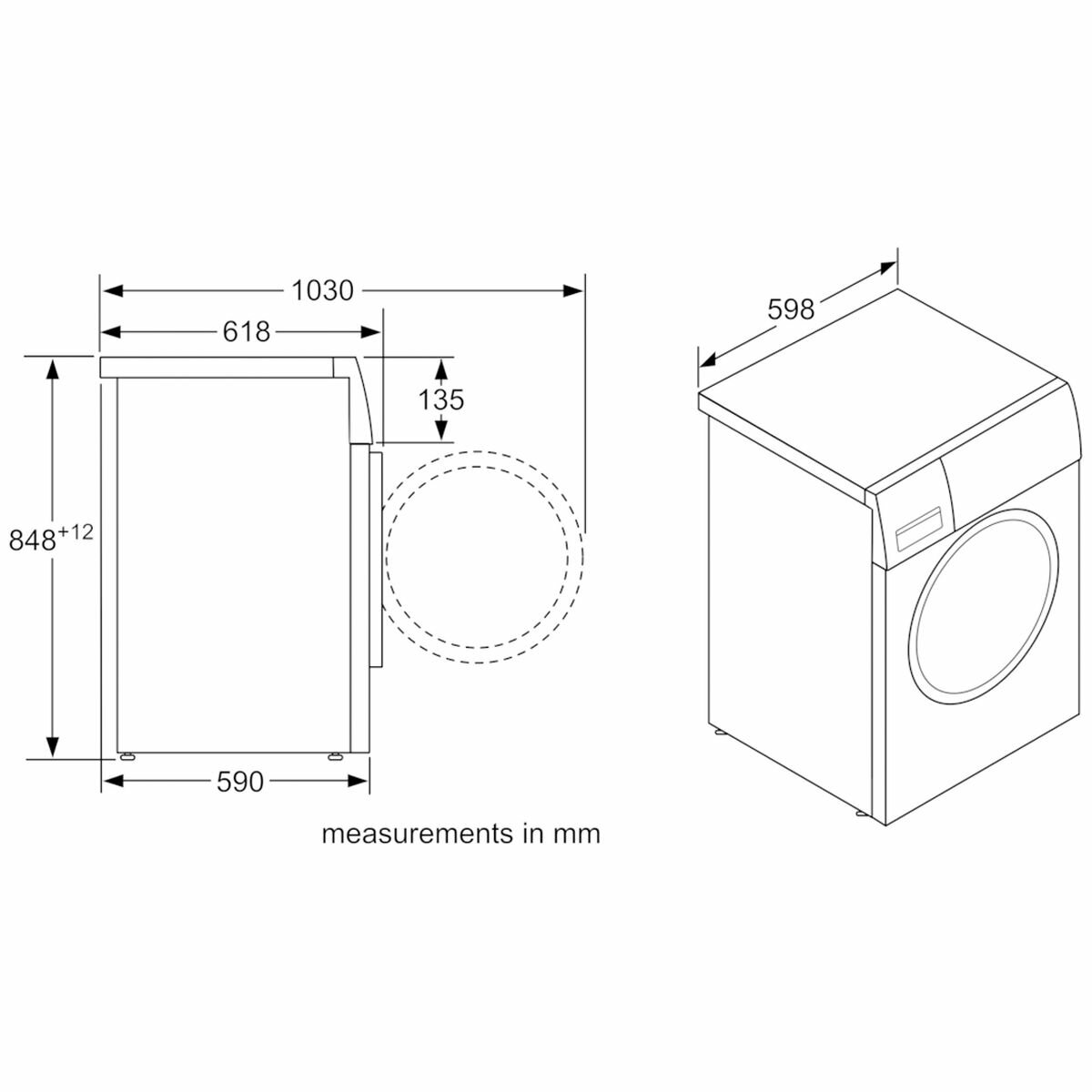 Bosch Serie Washer Dryer 10/5 Kg 1400 Rpm WNA254U1AU