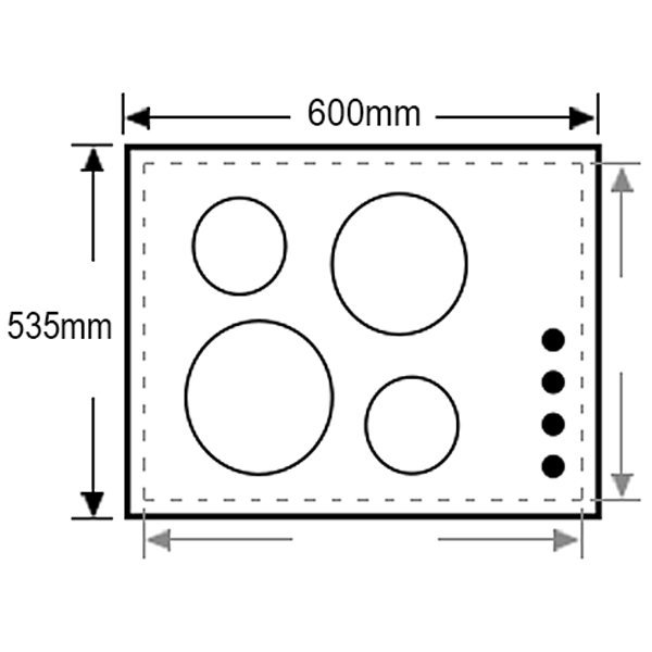 westinghouse whs642sa 60cm electric cooktop