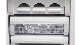 mitsubishi 650l l4 glass mini french door fridge
